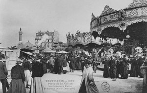 La Foire du Trône, Place de la Nation, Paris, vers 1900 - French Photographer