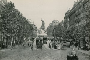 La Rue du Temple et la Place de la République (photogravure) - French Photographer