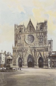 Lyon, Cathédrale Saint-Jean, Façade Ouest - French Photographer