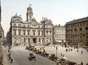 Hôtel de Ville de Lyon depuis la Place des Terreaux