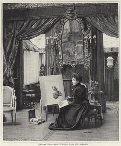 Madeleine Lemaire dans son atelier - French Photographer