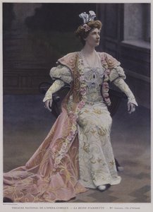 Mary Garden en Orlanda dans La Reine Fiammette