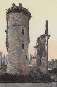 Mehun-sur-Yèvre, Restes du Château, côté Nord - French Photographer