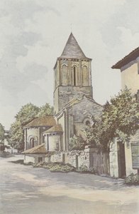 Melle, Église Saint-Pierre, Abside et clocher - French Photographer