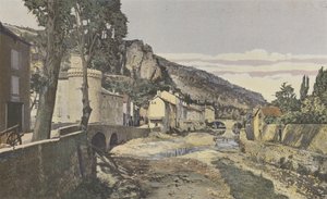 Meyrueis, La Jonte, dans le bas de la ville - French Photographer