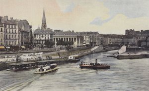 Nantes, La Bourse, Vue prise de l