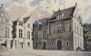 Orléans, Hôtel de Ville, Façade principale et pavillon de droite