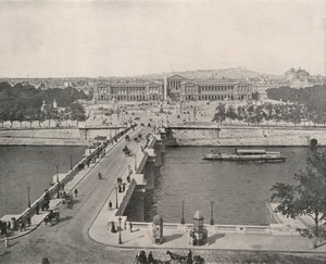 Paris : Vue de la Place de la Concorde, vue vers le Nord - French Photographer