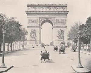 Paris : Arc de Triomphe, depuis l