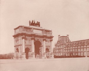 Paris : Arc du Carrousel (photo n/b) - French Photographer