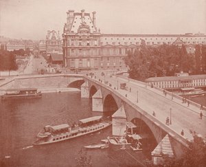 Paris : Le Pont Royal et le Louvre (photo) - French Photographer