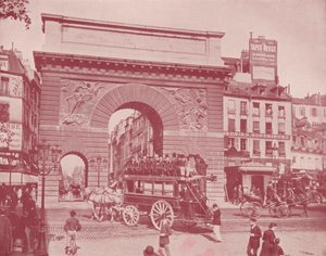 Paris : La Porte Saint-Martin (photo n/b) - French Photographer