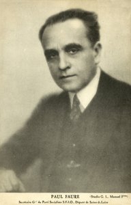 Paul Faure, homme politique socialiste français - French Photographer