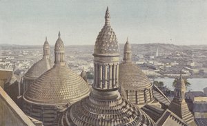Périgueux, Cathédrale Saint-Front, Coupoles vues du clocher - French Photographer