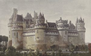 Pierrefonds, Château (vue prise de la route de Villers-Cotterêts) - French Photographer