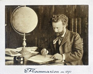 Portrait de Camille Flammarion (1842-1925), astronome français - photographie