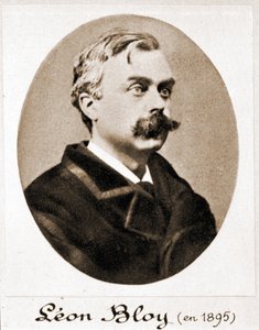 Portrait de Léon Bloy (1846 - 1917), écrivain français. 1895 - French Photographer