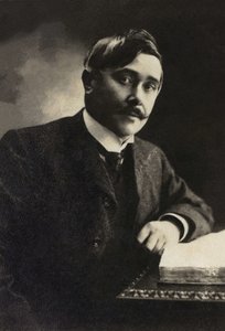 Portrait de Maurice Maeterlinck (1862-1949), dramaturge, essayiste, poète belge francophone. - French Photographer