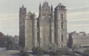 Rodez, Cathédrale, Façade O - French Photographer