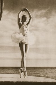 Rosella Hightower dans Le Lac des cygnes, du Grand Ballet de Monte-Carlo, 1949 (photogravure)
