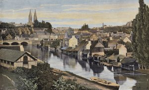 Saint-Lô, Vue générale prise des bords de la Vire