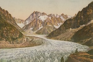 Vue panoramique des montagnes et du glacier - French Photographer