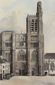 Sens, Cathédrale, Façade O - French Photographer