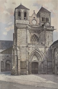 Souvigny, Église, Façade Ouest - French Photographer