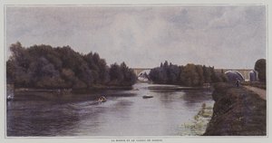 La rivière Marne et le viaduc de Nogent, France - French Photographer