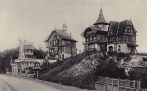 Le Village Suisse et la rue Saint-Jean, Le Touquet, en 1893 - French Photographer