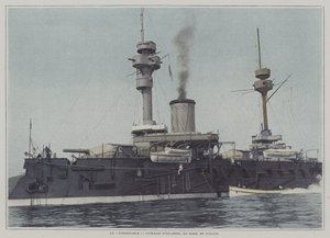 Le cuirassé Formidable dans le port de Toulon - French Photographer