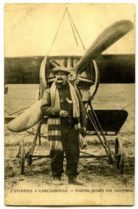 Le célèbre aviateur Jules Védrines