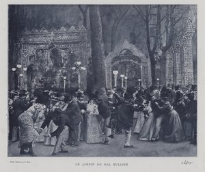 Le jardin du Bal Bullier, Paris