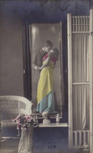 Le reflet dans un miroir d