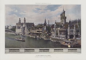 La rive droite de la Seine pendant l