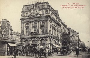 Théâtre de la Renaissance et Boulevard St Martin, Paris - French Photographer