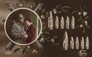 Carte de Nouvel An française WW1 - French Photographer