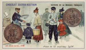 Pièce de 10 centimes - French School
