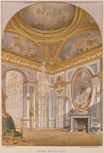 Salon de la Paix du 17ème siècle, Château de Versailles, illustration du Dictionnaire de l