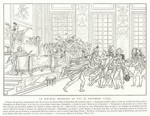 18 Brumaire, An VIII (9 novembre 1799) - French School