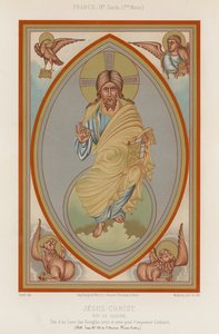Représentation du Christ au 9ème siècle - French School