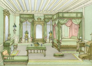 Une chambre à coucher de style Henri II