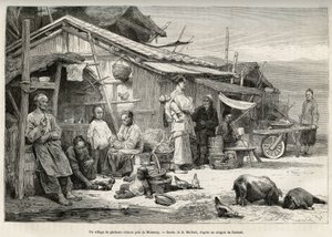 Un village de pêcheurs chinois près de Monterey, Californie, témoignant de l