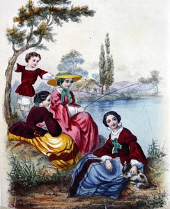 Une partie de pêche - French School