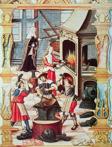 Une forge française du XVIe siècle, copie d