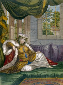 Une femme juive en robe cérémonielle, vers 1708 - French School