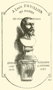 A Louis Thuillier ses maitres (engraving)