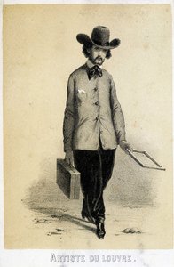 Un artiste du Louvre