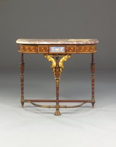 Une console Napoléon III, dans le style de Jacob, par Maison Millet, Paris, c.1865 - French School