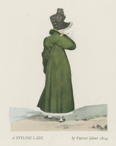 Une Dame Élégante (vers 1814) - French School